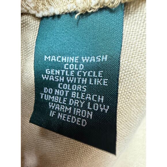LRL Lauren Jeans Co Safari Field Blazer Jacket Womens Sz S Khaki 100% Cotton Tan - Picture 5 of 11